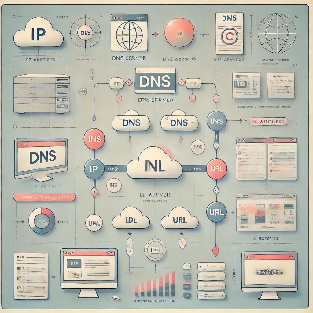 초보자를 위한 IP, DNS, URL 개념 정리와 웹사이트 접속 과정 완벽 가이드