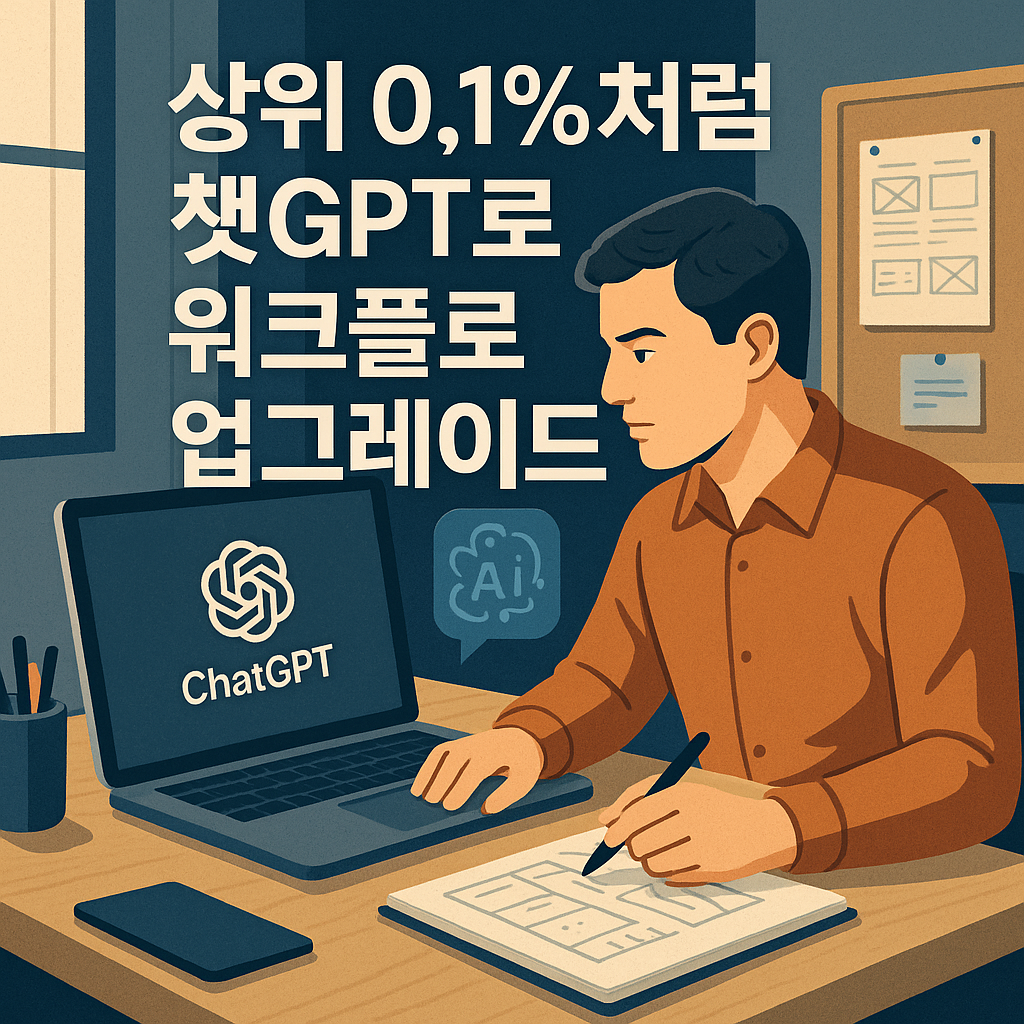 상위 0.1%처럼 챗GPT로 워크플로 업그레이드