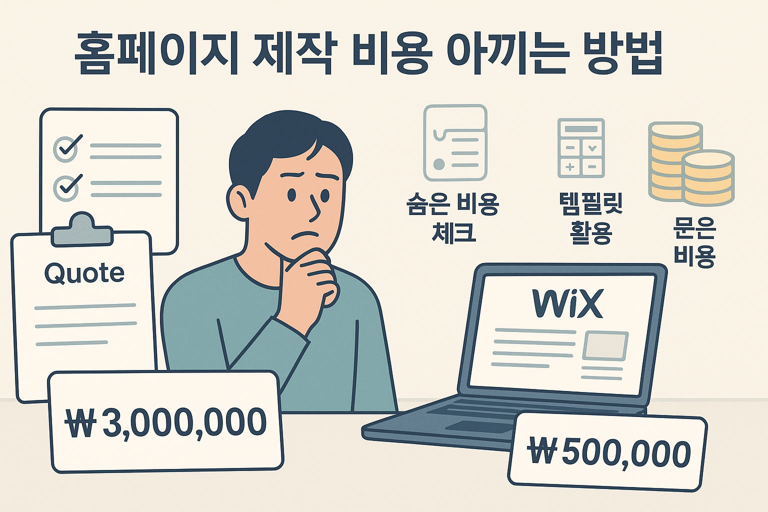 홈페이지제작 비용 아끼는 방법