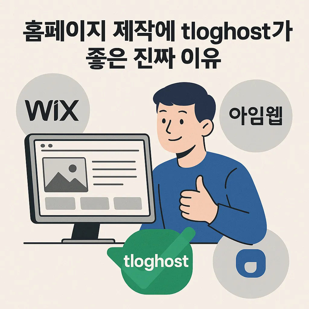 Wix, 아임웹보다 홈페이지 제작에 tloghost가 좋은 진짜이유
