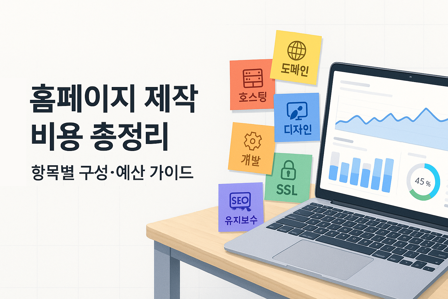 홈페이지 제작 비용 총정리 | 항목별 구성·예산 가이드